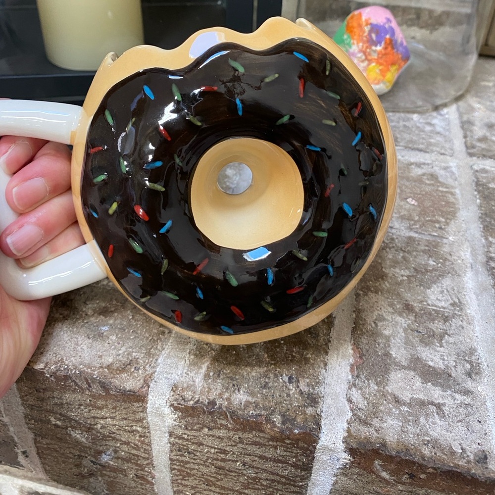 GLAZED CERAMIC DONUT Mug - Picture 2 of 6